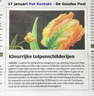Tulpen bij galerie de Hollandsche Maagd-in de pers